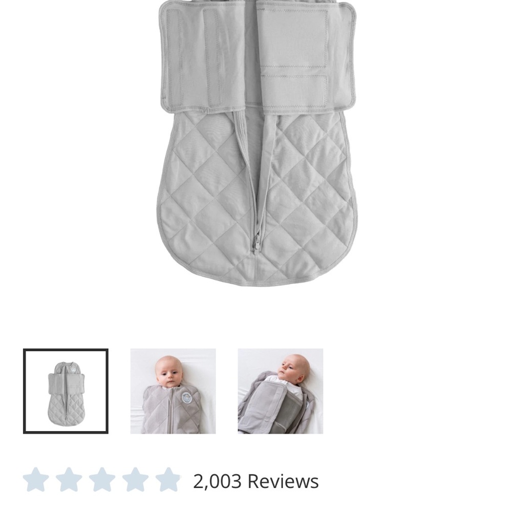 Dreamland weighted sleep swaddle - Picture 2 of 7